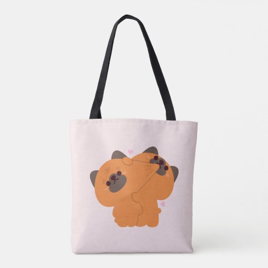 German Shepherd Couple Tasche (Rückseite)