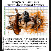 German Shepherd Cowboy Sheriff Dog DP2R Decoupage Seidenpapier