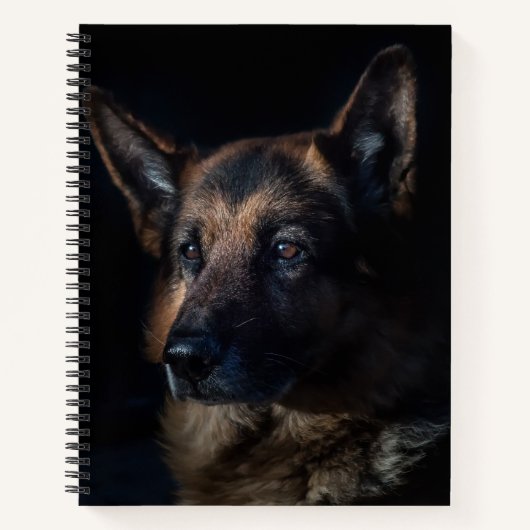 German Shepherd Customize Notizblock (Vorderseite)
