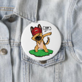 German Shepherd Dabbing Button (Beispiel)
