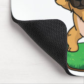 German Shepherd Dabbing Mousepad (Ecke)