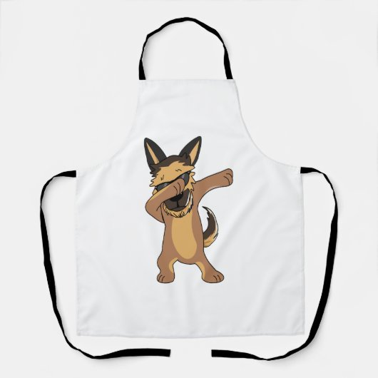 German Shepherd Dabbing Window Decks für Auto Truc Schürze (Vorderseite)