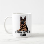 german shepherd dad german shepher lover dog cofee kaffeetasse (Links)
