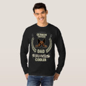 German Shepherd Dad Like A Normal Dad Only Cooler  T-Shirt (Vorne ganz)