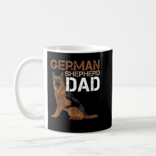 German Shepherd Dad Owner Shepard German Dog Lover Kaffeetasse (Links)