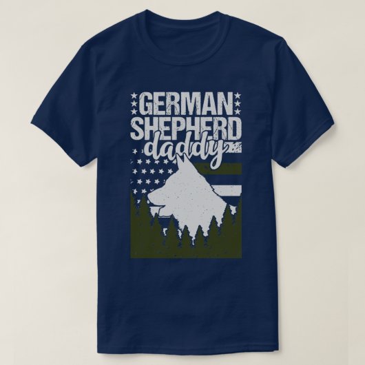 German Shepherd Daddy 1 T-Shirt (Design vorne)