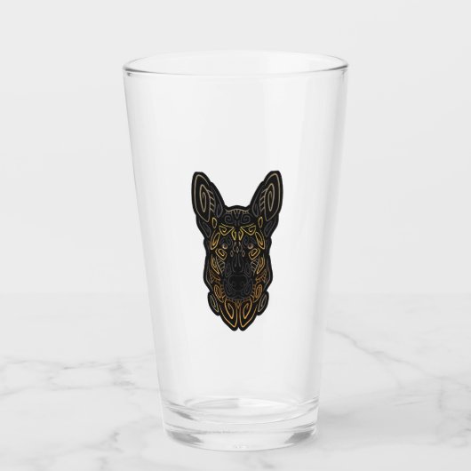 German Shepherd Design German Shepherd Gifts Dog O Glas (Vorderseite)