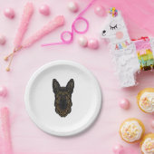 German Shepherd Design German Shepherd Gifts Dog O Pappteller (Party)