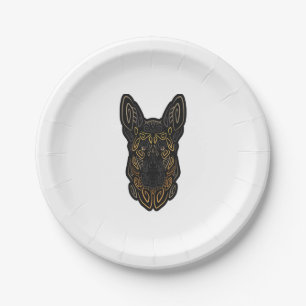 German Shepherd Design German Shepherd Gifts Dog O Pappteller