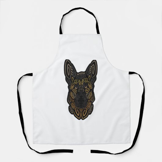 German Shepherd Design German Shepherd Gifts Dog O Schürze (Vorderseite)