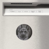 German Shepherd Dog Art - Noble Magnet (In Situ (Geschirrspüler))