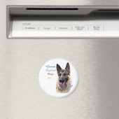 German Shepherd Dog Best Friend 2 - Magnet (In Situ (Geschirrspüler))