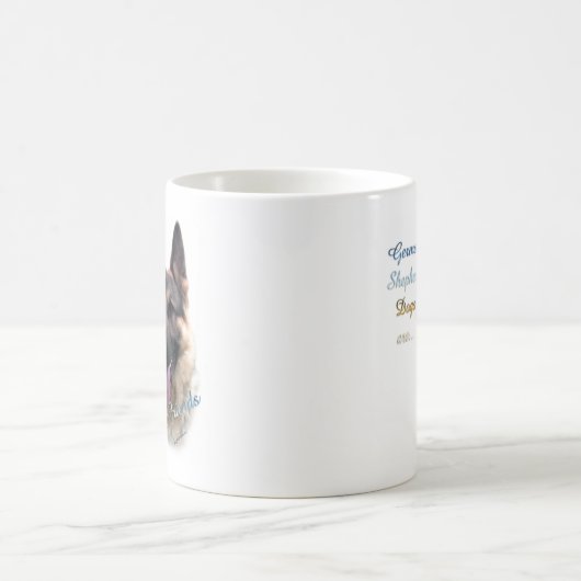 German Shepherd Dog Bester Freund 2 Kaffeetasse (Mittel)