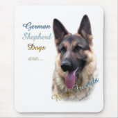 German Shepherd Dog Bester Freund 2 Mousepad (Vorne)