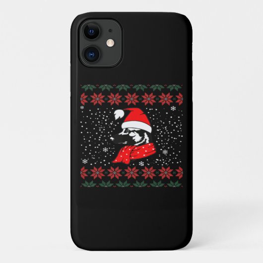 German Shepherd Dog Christmas Case-Mate iPhone Hülle (Rückseite)
