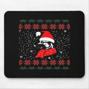 German Shepherd Dog Christmas Mousepad