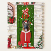 German Shepherd Dog Christmas Planer (Rückseite)