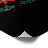 German Shepherd Dog Christmas Poster (Ecke)