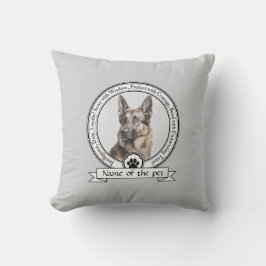 German Shepherd Dog Credo Kissen