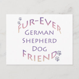German Shepherd Dog Furever Postkarte