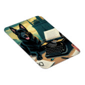 German Shepherd Dog Gentleman Vintag Magnet (Rechte Seite)