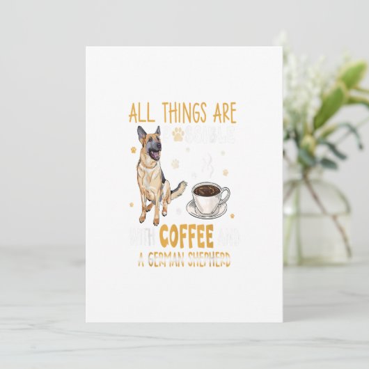 German Shepherd Dog Gift (Stehend Vorderseite)