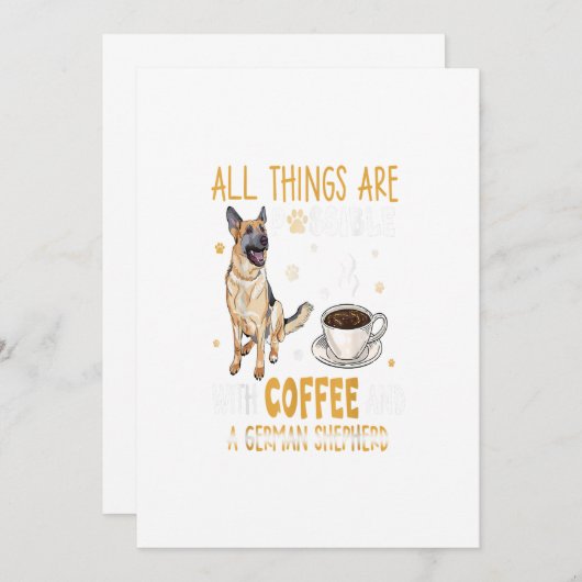 German Shepherd Dog Gift (Vorne/Hinten)