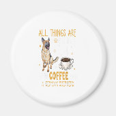 German Shepherd Dog Gift Magnet (Vorne)