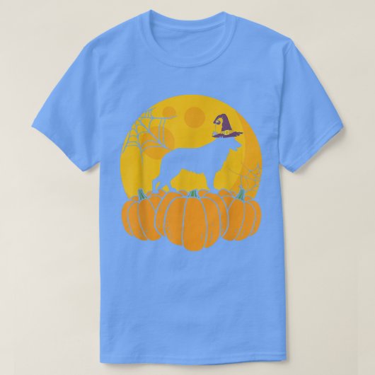 German Shepherd Dog Halloween Funny T-Shirt (Design vorne)