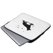 German Shepherd Dog - Halloween Moon Silhouette Cl Laptopschutzhülle (Vorne Knopf)