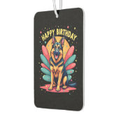 German Shepherd Dog Happy Birthday Party Shep Clot Autolufterfrischer (Links)