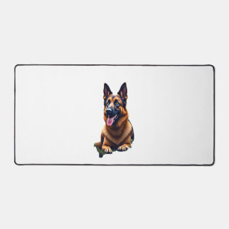 German Shepherd Dog Head Portrait Dog Lover Pet Ow Schreibtischunterlage