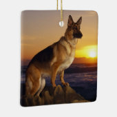 German shepherd dog keramikornament (Rechts)