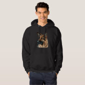 German shepherd Dog Lover Pet_2 Hoodie (Vorne ganz)
