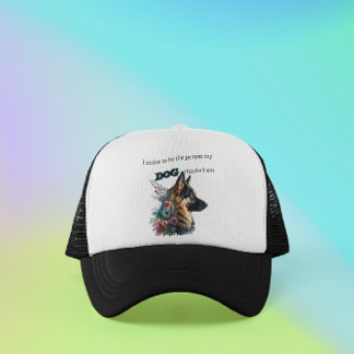 German Shepherd Dog Lover Trucker Hat Truckerkappe