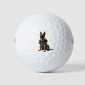 German Shepherd Dog Lovers Golf Balls Golfball (Vorderseite)
