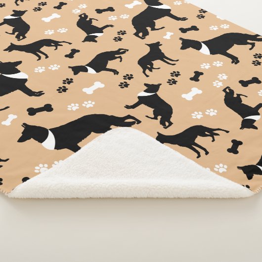 German Shepherd Dog Pattern Tan Sherpadecke (3/4)