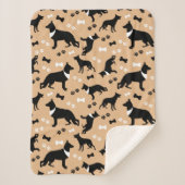 German Shepherd Dog Pattern Tan Sherpadecke (Vorderseite)