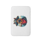 German Shepherd Dog Pirate Copy Badematte (Vorderseite Vertikal)