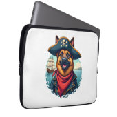 German Shepherd Dog Pirate Copy Laptopschutzhülle (Vorne Rechts)