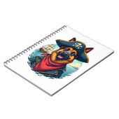 German Shepherd Dog Pirate Copy Notizblock (Linke Seite)