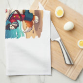 German Shepherd Dog Pirate Geschirrtuch (Viertel Falte)