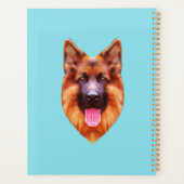 German Shepherd Dog Portrait Planer (Rückseite)