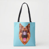 German Shepherd Dog Portrait Tasche (Vorderseite)