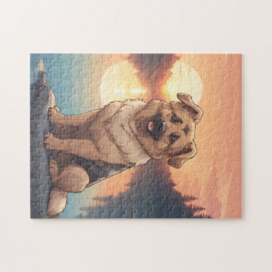 German Shepherd dog Puzzle (Horizontal)