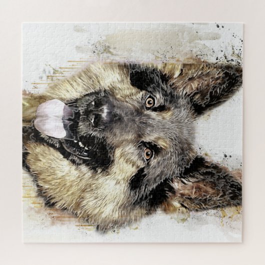 German Shepherd Dog Puzzle (Horizontal)