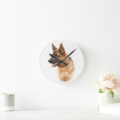 German shepherd dog runde wanduhr (Zuhause)