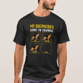 german shepherd dog training guide shepherd mom da T-Shirt (Vorderseite)