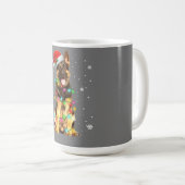German Shepherd Dog Tree Christmas Sweater Xmas Do Kaffeetasse (VorderseiteRechts)
