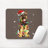 German Shepherd Dog Tree Christmas Sweater Xmas Do Mousepad (Mit Mouse)